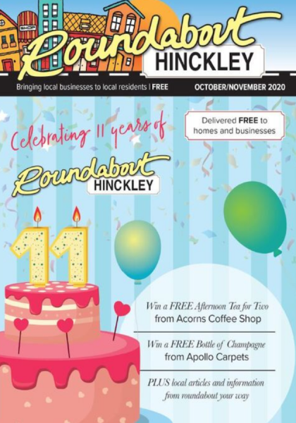 Roundabout Hinckley October November 2020 11th Year Anniversary Issue