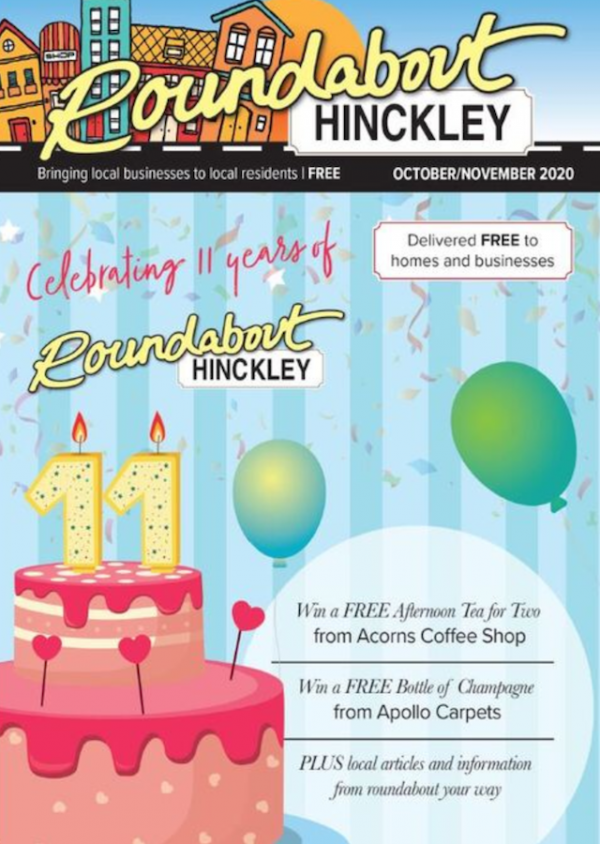 Roundabout Hinckley October November 2020 11th Year Anniversary Issue