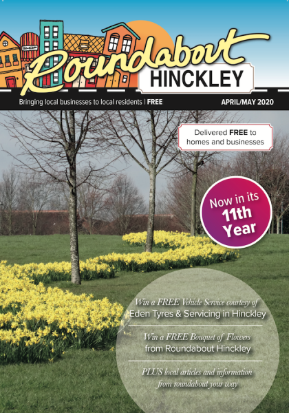 Roundabout Hinckley April to May 2020